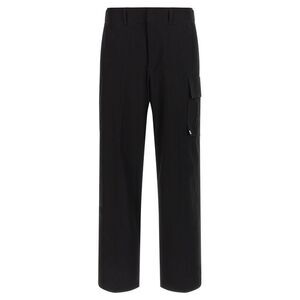 Fendi Black Cotton Cargo Men's Pants